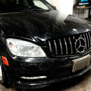 mercedes benz w204 gt grille 2008-2014 c class grill 08-14 c class grill mercedes benz parts mercedes benz grill upgrade